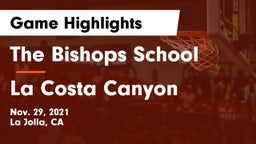 The Bishops School vs La Costa Canyon  Game Highlights - Nov. 29, 2021