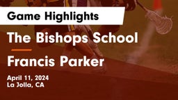 The Bishops School vs Francis Parker  Game Highlights - April 11, 2024
