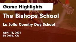 The Bishops School vs La Jolla Country Day School Game Highlights - April 16, 2024
