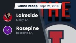 Recap: Lakeside  vs. Rosepine  2018