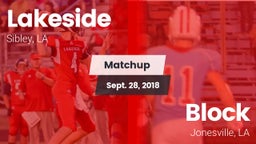Matchup: Lakeside vs. Block  2018