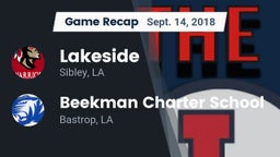 Recap: Lakeside  vs. Beekman Charter School 2018