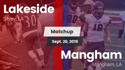 Matchup: Lakeside vs. Mangham  2019