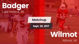 Matchup: Badger  vs. Wilmot  2017