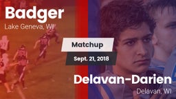 Matchup: Badger  vs. Delavan-Darien  2018
