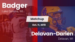 Matchup: Badger  vs. Delavan-Darien  2019
