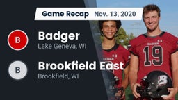Recap: Badger  vs. Brookfield East 2020