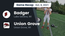 Recap: Badger  vs. Union Grove  2021