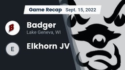 Recap: Badger  vs. Elkhorn JV 2022