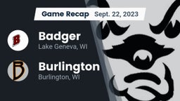 Recap: Badger  vs. Burlington  2023