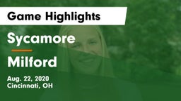 Sycamore  vs Milford  Game Highlights - Aug. 22, 2020