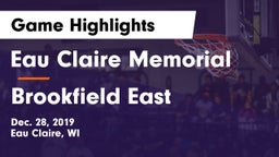 Eau Claire Memorial  vs Brookfield East  Game Highlights - Dec. 28, 2019