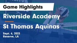 Riverside Academy vs St Thomas Aquinas Game Highlights - Sept. 6, 2023