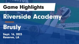 Riverside Academy vs Brusly  Game Highlights - Sept. 16, 2023