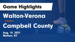 Walton-Verona  vs Campbell County  Game Highlights - Aug. 19, 2021