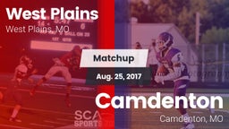 Matchup: West Plains High vs. Camdenton  2017