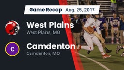 Recap: West Plains  vs. Camdenton  2017