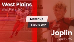 Matchup: West Plains High vs. Joplin  2017