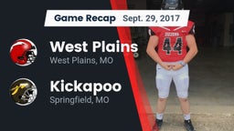 Recap: West Plains  vs. Kickapoo  2017
