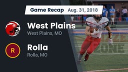 Recap: West Plains  vs. Rolla  2018