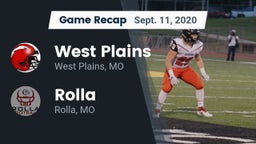 Recap: West Plains  vs. Rolla  2020