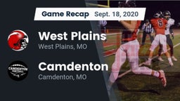 Recap: West Plains  vs. Camdenton  2020