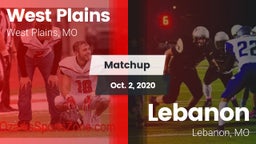 Matchup: West Plains High vs. Lebanon  2020