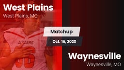 Matchup: West Plains High vs. Waynesville  2020