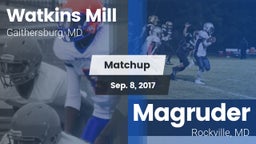 Matchup: Watkins Mill vs. Magruder  2017