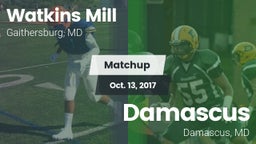 Matchup: Watkins Mill vs. Damascus  2017