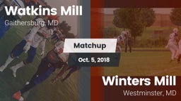 Matchup: Watkins Mill vs. Winters Mill  2018