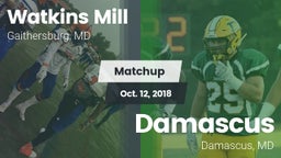 Matchup: Watkins Mill vs. Damascus  2018