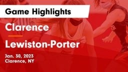 Clarence  vs Lewiston-Porter  Game Highlights - Jan. 30, 2023