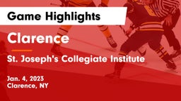 Clarence  vs St. Joseph's Collegiate Institute Game Highlights - Jan. 4, 2023