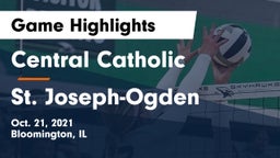 Central Catholic  vs St. Joseph-Ogden  Game Highlights - Oct. 21, 2021