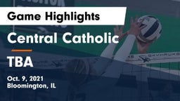 Central Catholic  vs TBA Game Highlights - Oct. 9, 2021