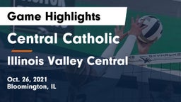 Central Catholic  vs Illinois Valley Central  Game Highlights - Oct. 26, 2021