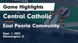 Central Catholic  vs East Peoria Community  Game Highlights - Sept. 1, 2022