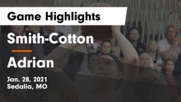 Smith-Cotton  vs Adrian  Game Highlights - Jan. 28, 2021