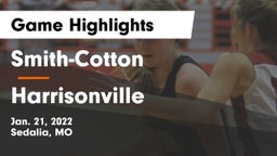 Smith-Cotton  vs Harrisonville  Game Highlights - Jan. 21, 2022