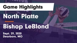 North Platte  vs Bishop LeBlond  Game Highlights - Sept. 29, 2020