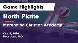 North Platte  vs Maranatha Christian Academy Game Highlights - Oct. 5, 2020