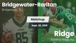 Matchup: Bridgewater-Raritan vs. Ridge  2019