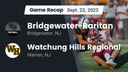 Recap: Bridgewater-Raritan  vs. Watchung Hills Regional  2022