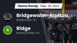Recap: Bridgewater-Raritan  vs. Ridge  2023
