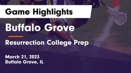 Buffalo Grove  vs Resurrection College Prep  Game Highlights - March 21, 2023