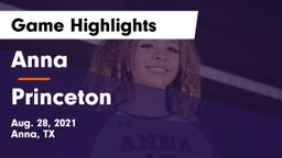 Anna  vs Princeton  Game Highlights - Aug. 28, 2021