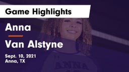 Anna  vs Van Alstyne  Game Highlights - Sept. 10, 2021