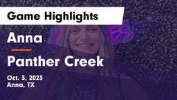 Anna  vs Panther Creek  Game Highlights - Oct. 3, 2023