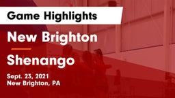 New Brighton  vs Shenango Game Highlights - Sept. 23, 2021